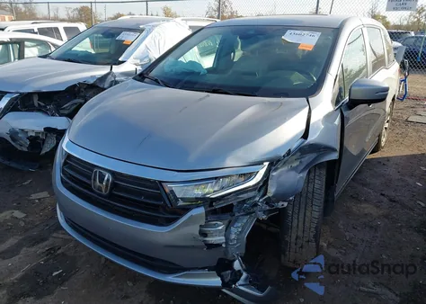 2021 Honda Odyssey Ex-L from USA, damaged, VIN 5FNRL6H70MB023353